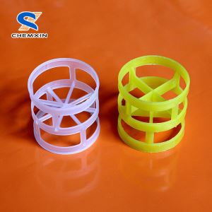 স্ট্রিপিংয়ের জন্য 76mm/89mm CPVC/PVDF প্লাস্টিক পল রিং